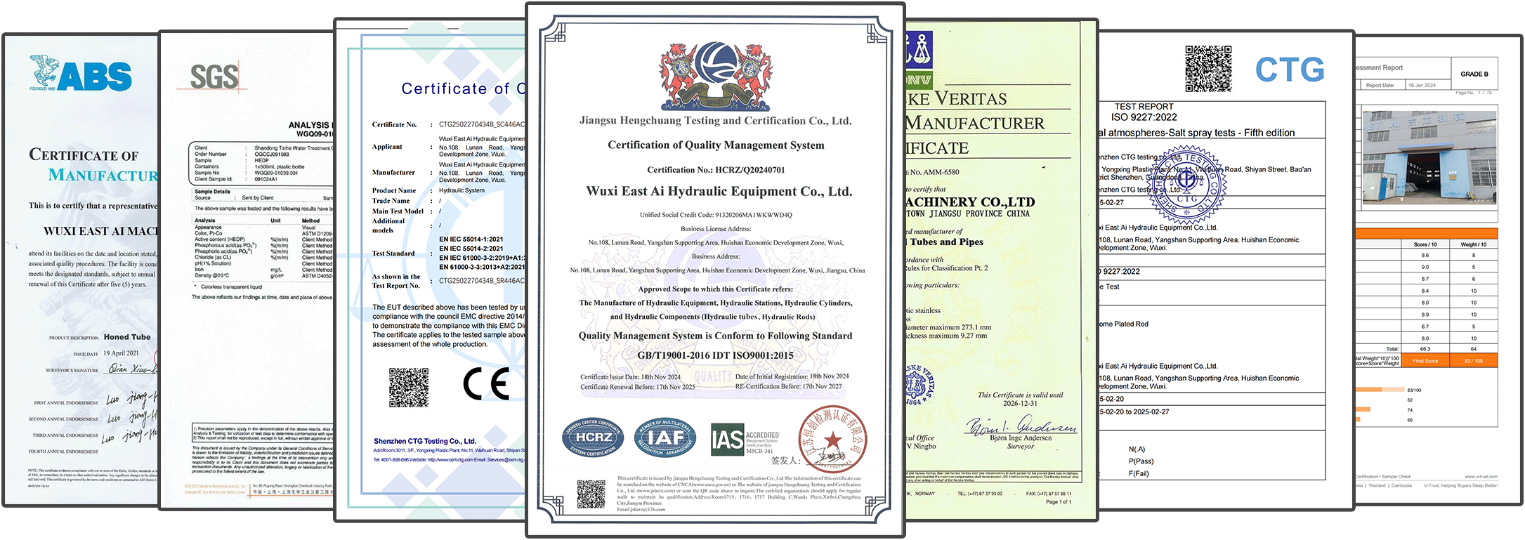 ST52 Skived and Roller Burnished Tube Certifications