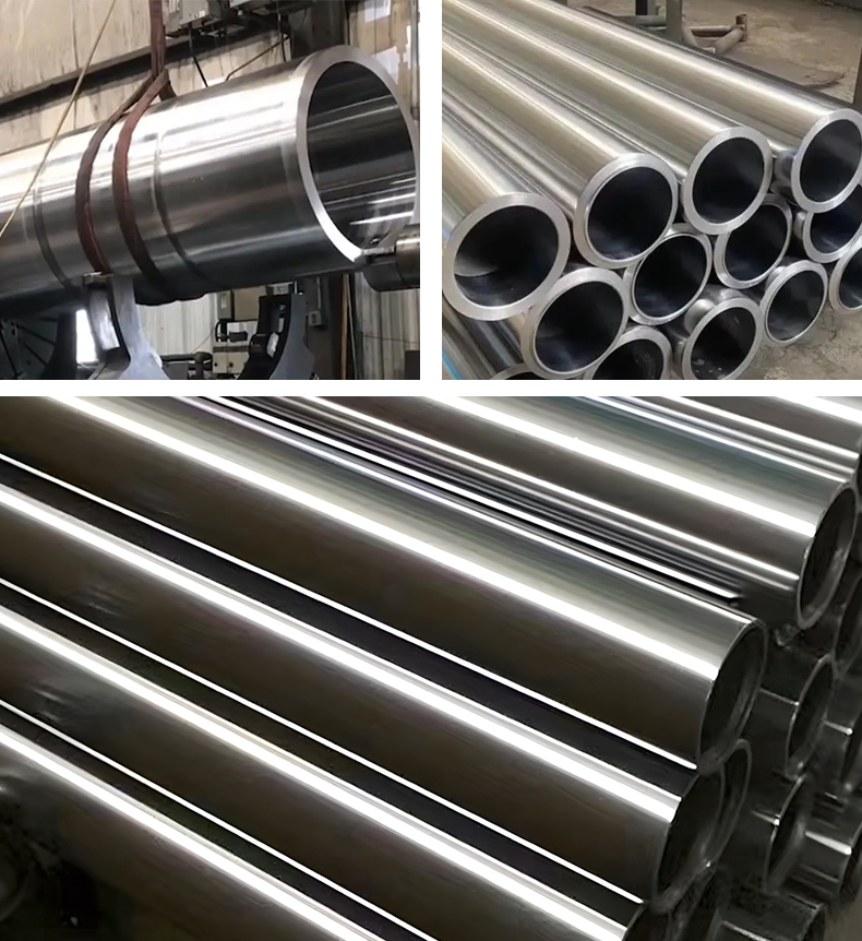 ST52 ID Honed H8 Hollow Chrome Plated Rod